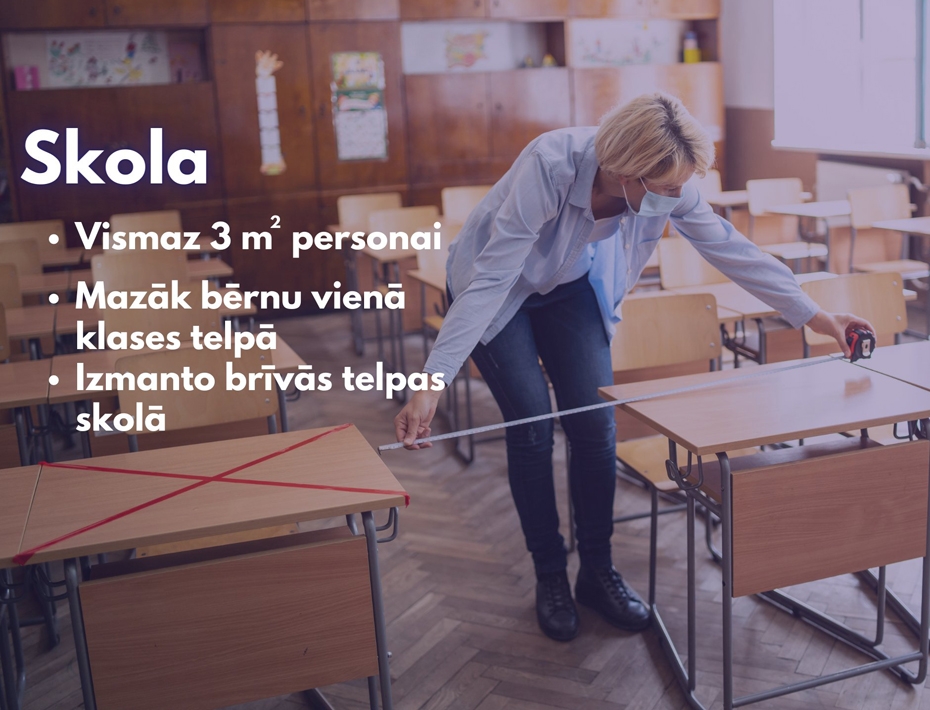 "Covid–19" dēļ noteikti stingrāki ierobežojumi izglītības un sporta jomās