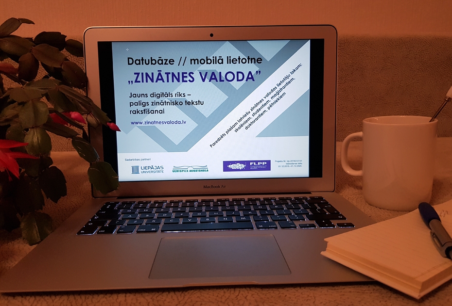 Pieejama LiepU izstrādāta digitālā datubāze "Zinātnes valoda"