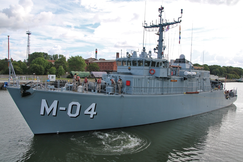 "Imanta" pabeidz dežūru NATO 1. pastāvīgajā jūras pretmīnu grupā