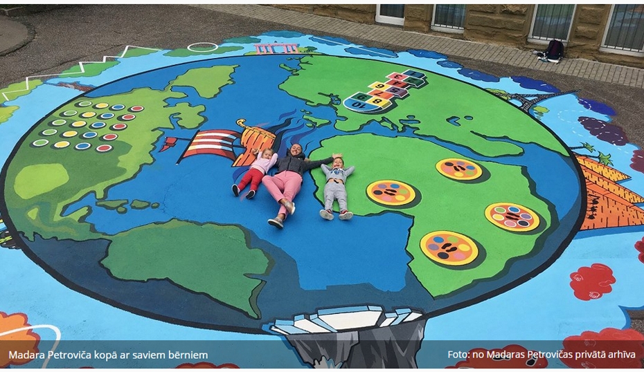  Lsm.lv: Māksliniece no Liepājas Vācijā apglezno sienas un izkrāso ikdienu