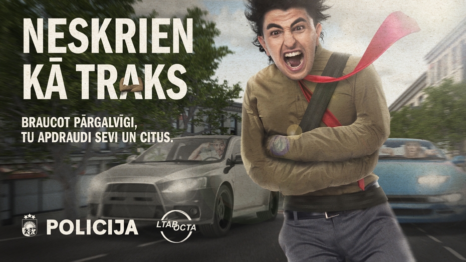 Valsts policija aicina: "Neskrien kā traks!"