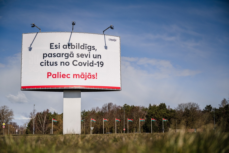 71 procents atzinīgi vērtē Liepājas pašvaldības darbu "Covid–19" laikā