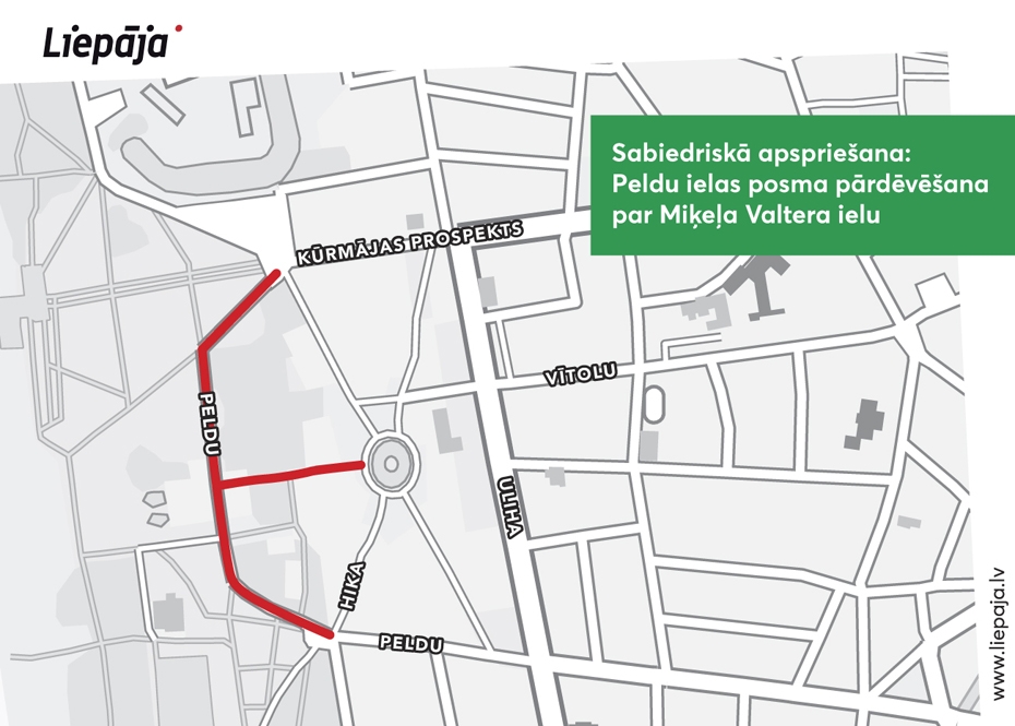 Aicina izteikt viedokli par ielas posma pārdēvēšanu Miķeļa Valtera vārdā