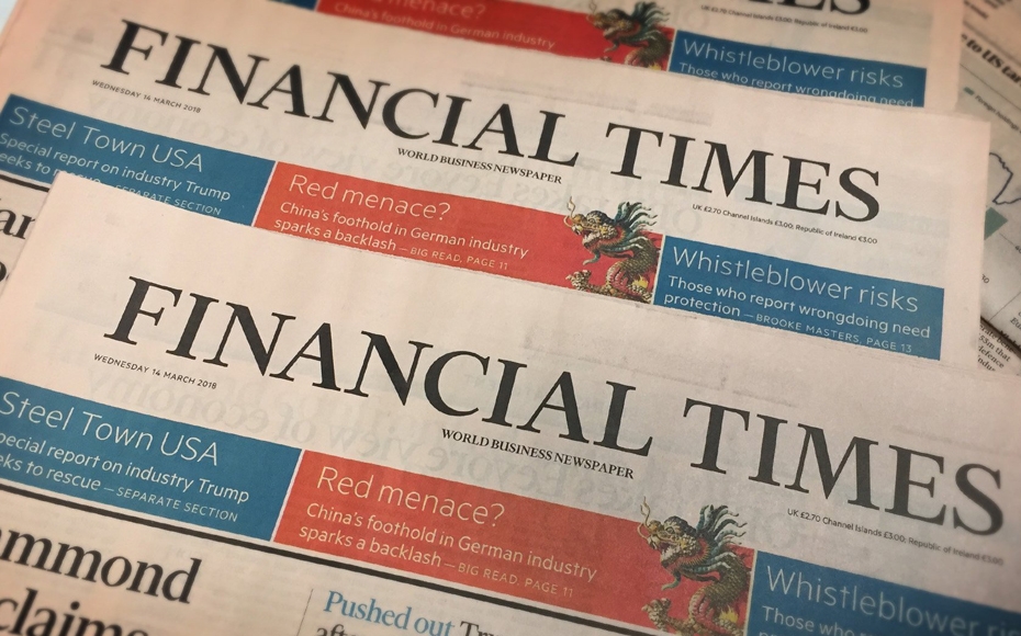 Liepājnieka Aigara Kesenfelda uzņēmums prestižā medija "Financial Times" reitinga augšgalā
