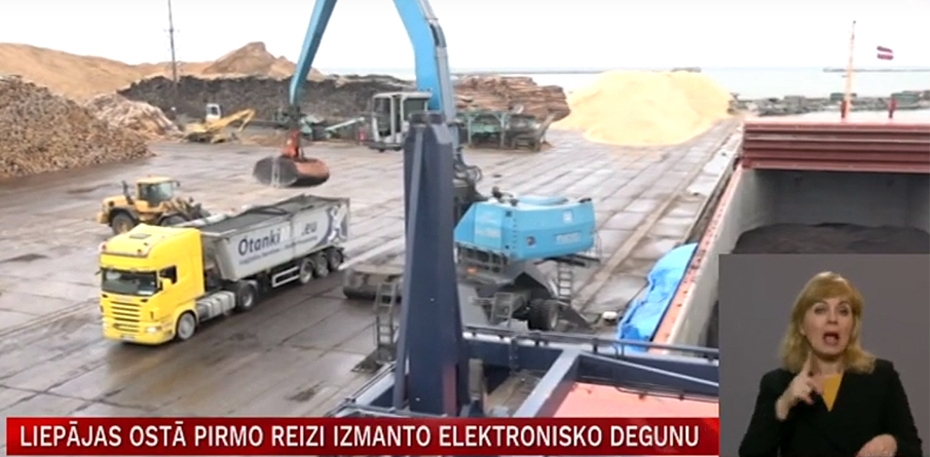 LTV: Liepājas ostā pirmo reizi izmanto elektronisko degunu
