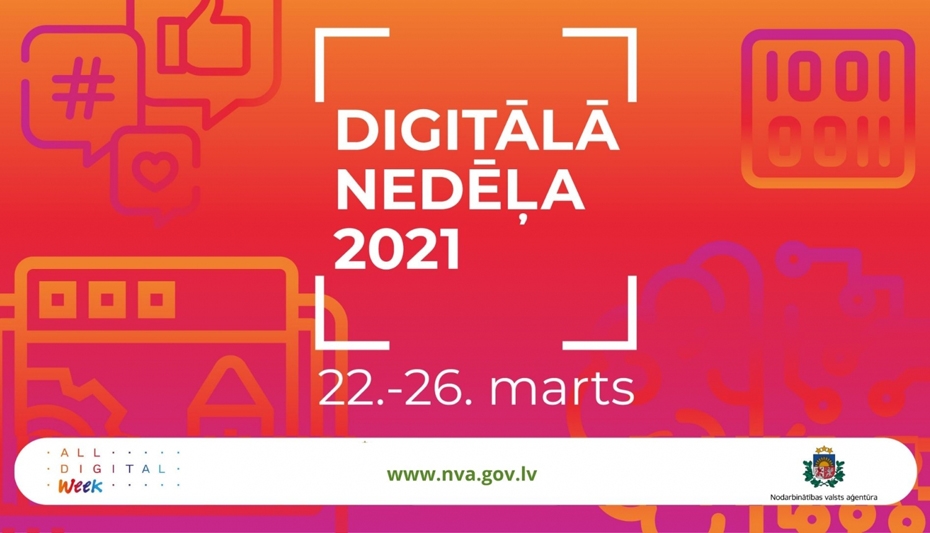 NVA aicina piedalīties Digitālās nedēļas tiešsaistes pasākumos