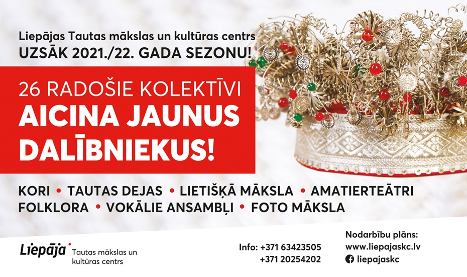 Amatiermākslas kolektīvi aicina jaunus dalībniekus