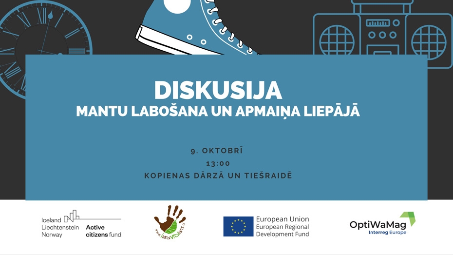 Notiks diskusija par mantu labošanu un apmaiņu Liepājā