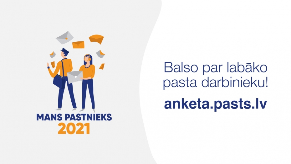  Sākas tradicionālais konkurss "Mans pastnieks"