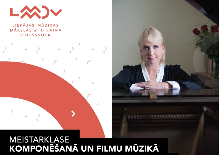 LMMDV audzēkņi gūst pieredzi komponistes Lolitas Ritmanes meistarklasēs