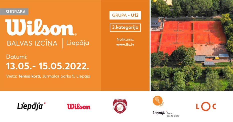 Liepājā tiks aizvadīta "Sudraba Wilson" balvas izcīņa tenisā