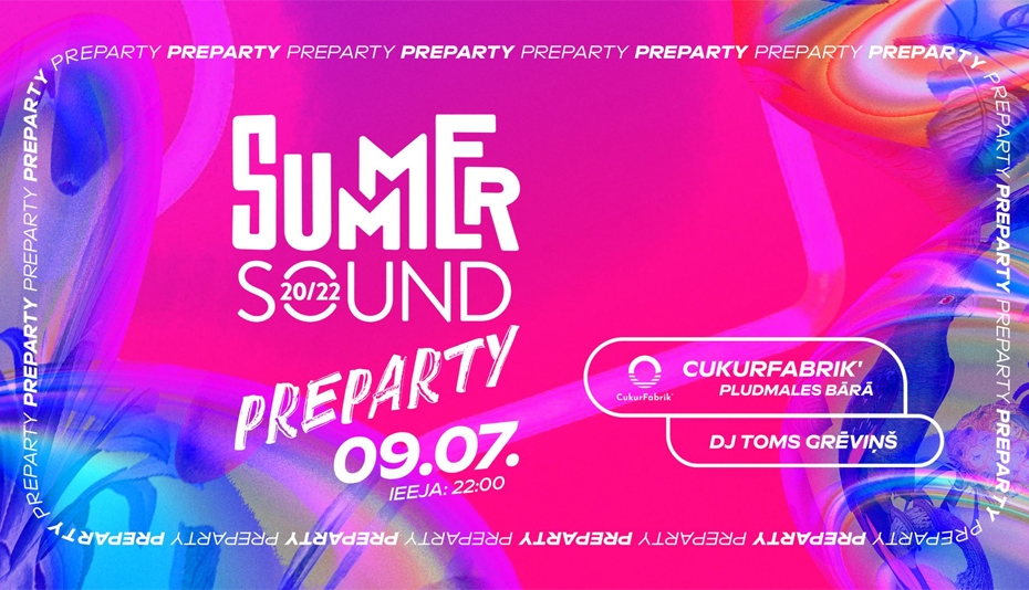 Pludmales bārā "Cukurfabrik’" notiks festivāla iesildīšanās pasākums