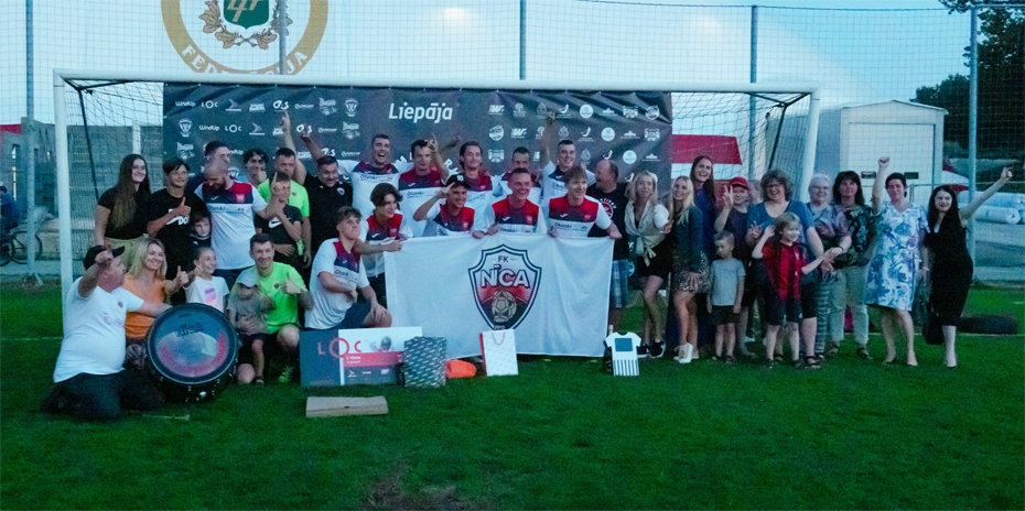 Kronēti Liepājas amatieru futbola čempionāta uzvarētāji