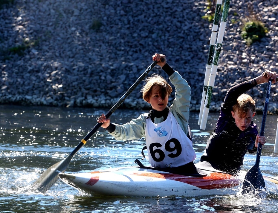 Aizvadīti Liepājas un Nīcas čempionāti airēšanas slalomā