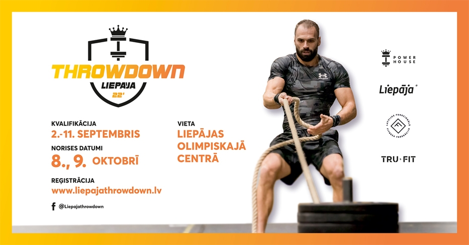 "Liepāja Throwdown 2022" sacensībās startēs 140 atlēti