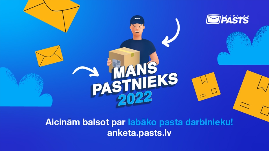 Var nobalsot par labāko gada pastnieku un nodaļas operatoru