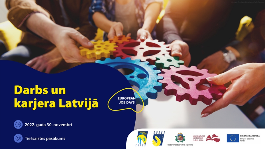 Darba devēji var pieteikties NVA un EURES darba dienai "Darbs un karjera Latvijā"