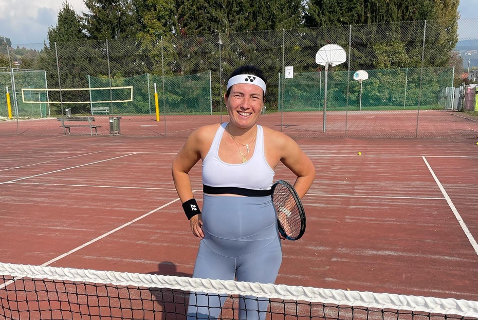  Tenisiste Anastasija Sevastova ir bērna gaidībās