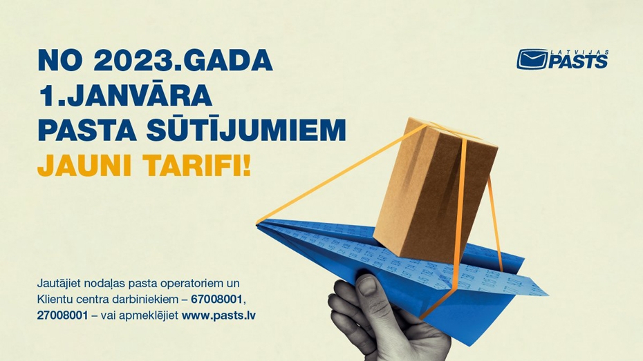 No 1.janvāra sūtījumus ērtāk un lētāk noformēt Manspasts.lv