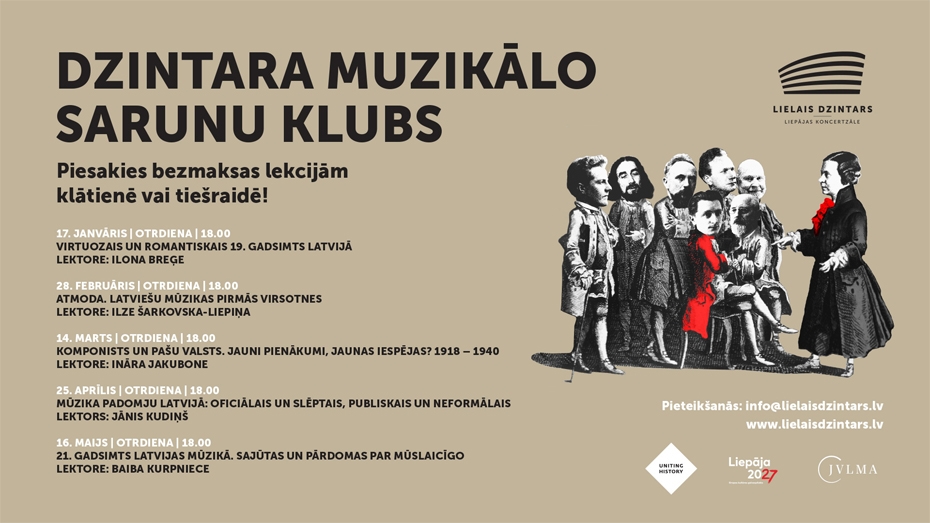 "Dzintara muzikālā sarunu kluba" otro semestri atklās komponiste Ilona Breģe