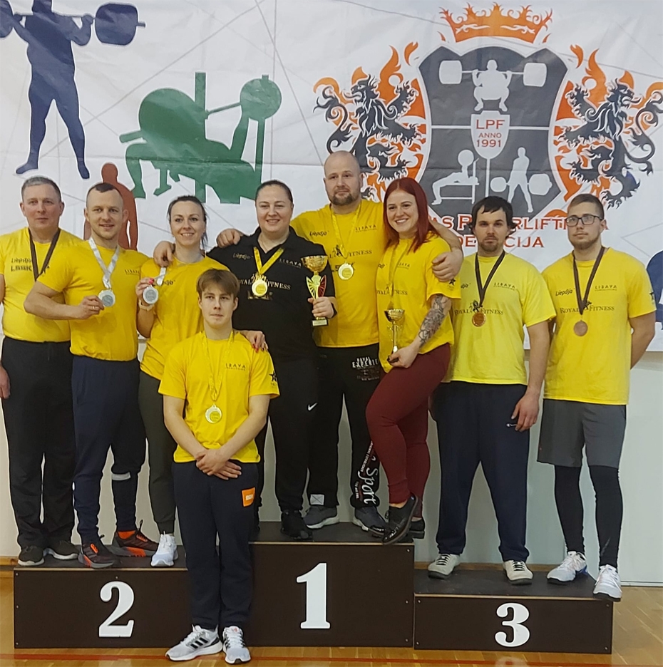 Pauerliftinga komandai labi rezultāti Latvijas kausa sacensībās