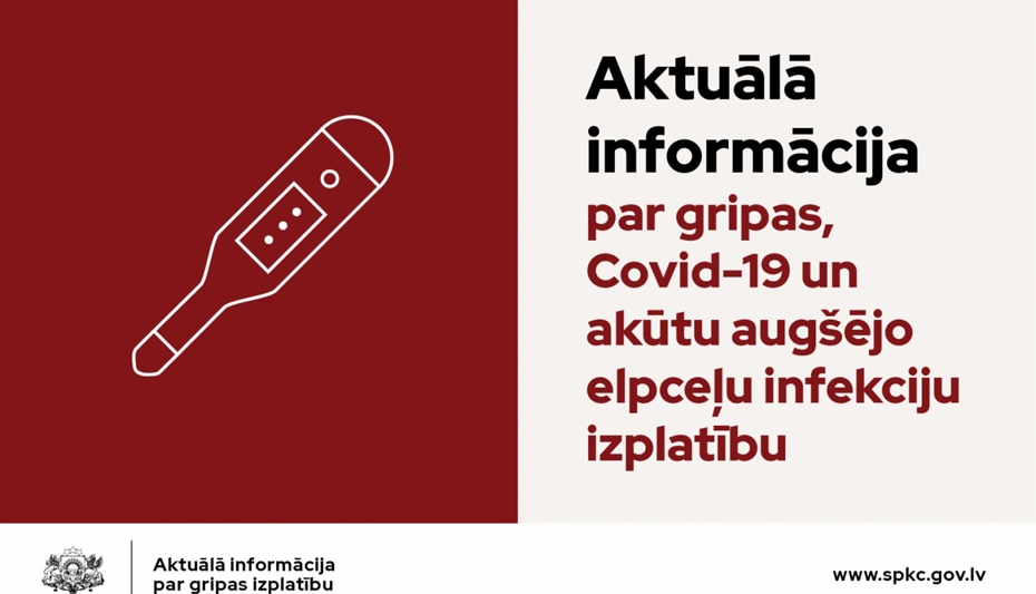 SPKC: Gripas intensitāte Latvijā samazinās