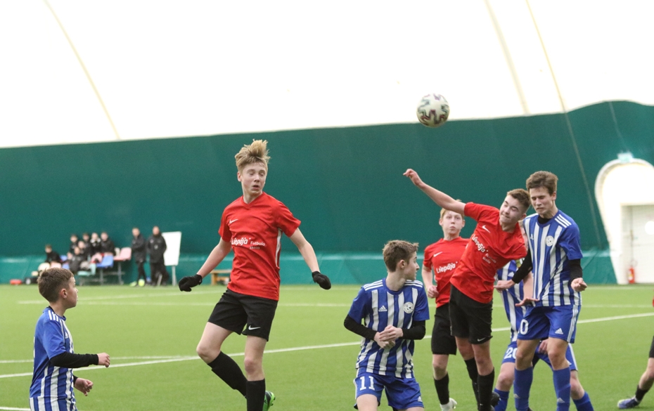 Liepājnieki svin uzvaru Baltijas Jaunatnes futbola līgas spēlē