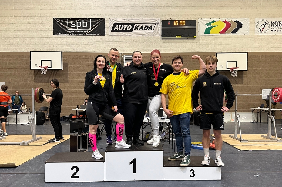 Komandai "Libava Powerlifting" veiksmīgs starts Aizkrauklē