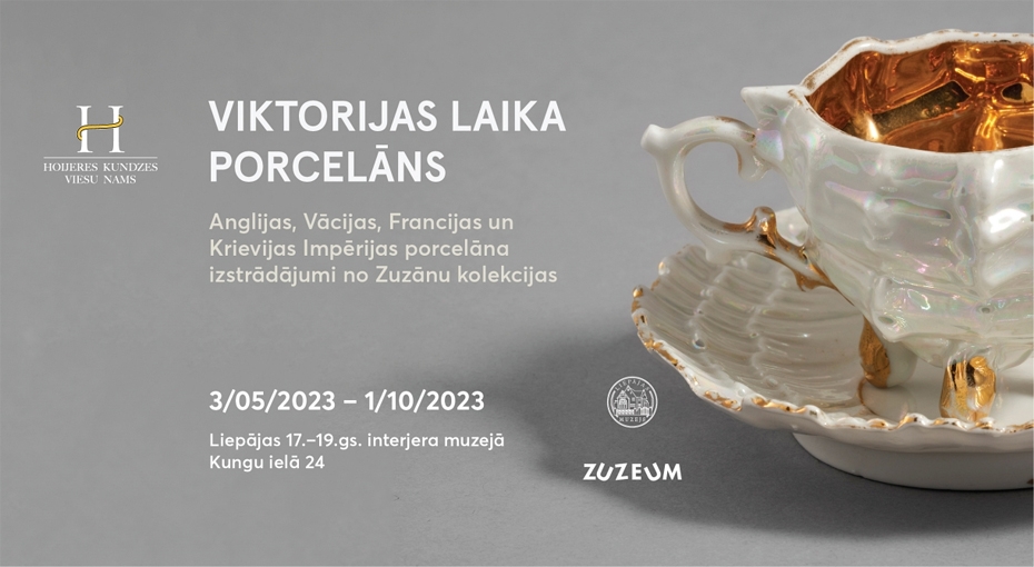 Interjera muzejā atklās Viktorijas laika porcelāna izstādi