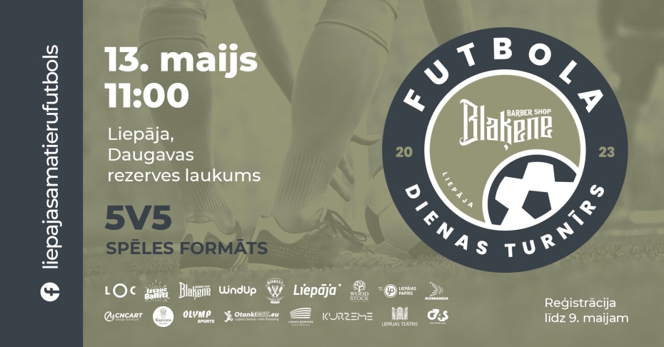 Var pieteikties "Blaķenes" dienas futbola turnīram