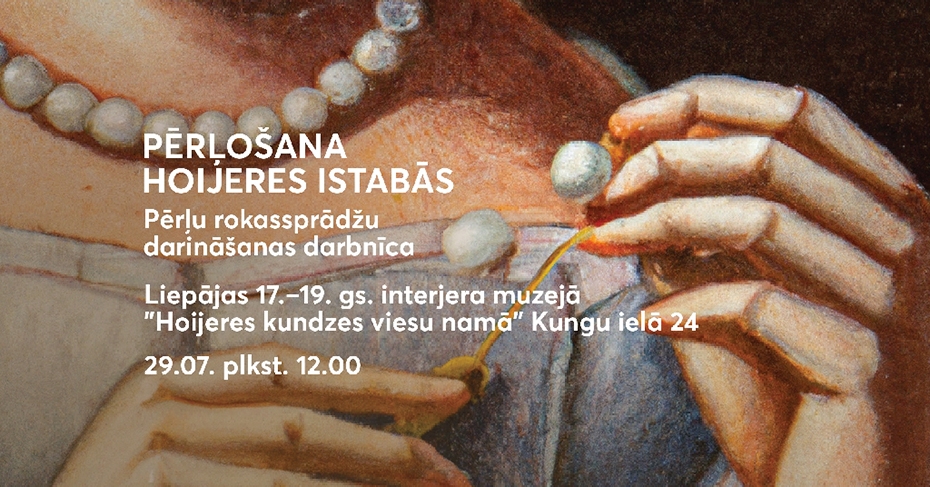 Interjera muzejs sestdien aicina uz "Pērļošanu Hoijeres istabās"