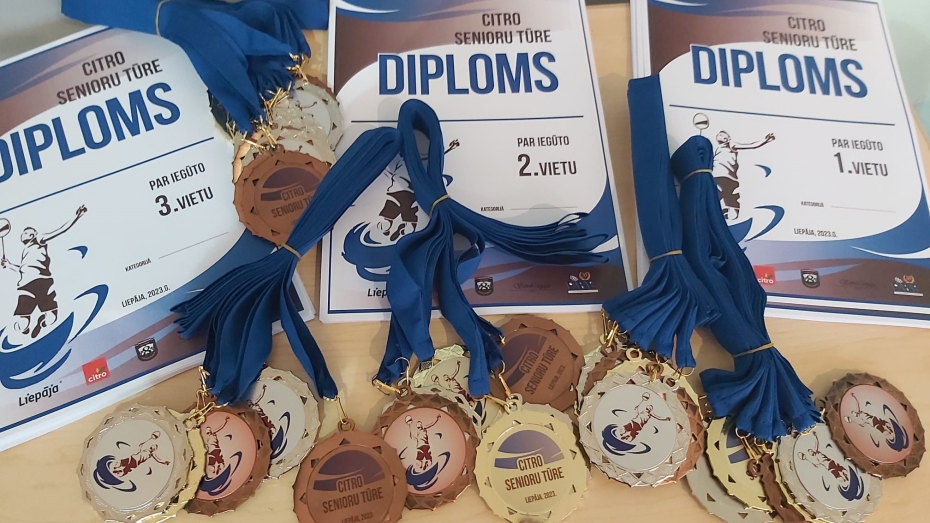 Sudrabs Liepājas senioriem un gandrīz pusfināls Golovčenko U17 Eiropas reitinga turnīrā badmintonā