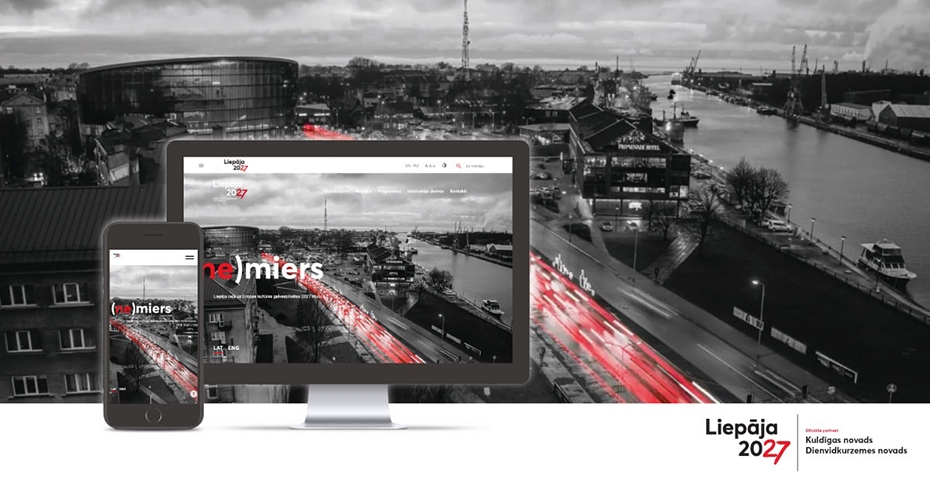 Izsludina iepirkumu par jaunas "Liepāja 2027" mājaslapas izveidi