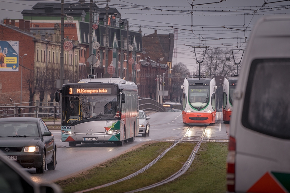 Pērn Liepājas sabiedriskajā transportā pārvadāti 10,8 miljoni pasažieru