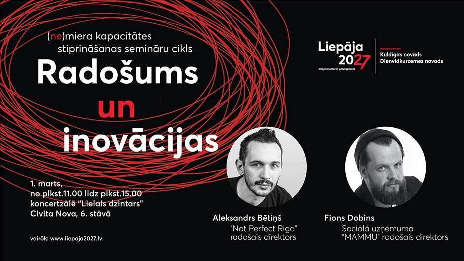 Aicina uz "Liepāja 2027" (ne)miera programmas kapacitātes stiprināšanas semināru