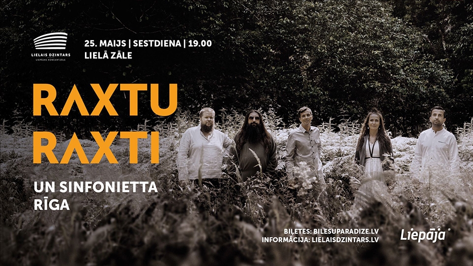 "Lielajā dzintarā" uzstāsies "Raxtu Raxti" un "Sinfonietta Rīga"