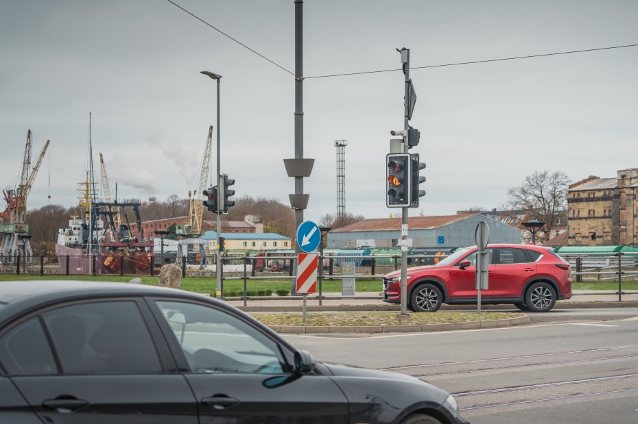 Liepājas pilsētas centrā noteiks automašīnu radīto gaisa piesārņojumu