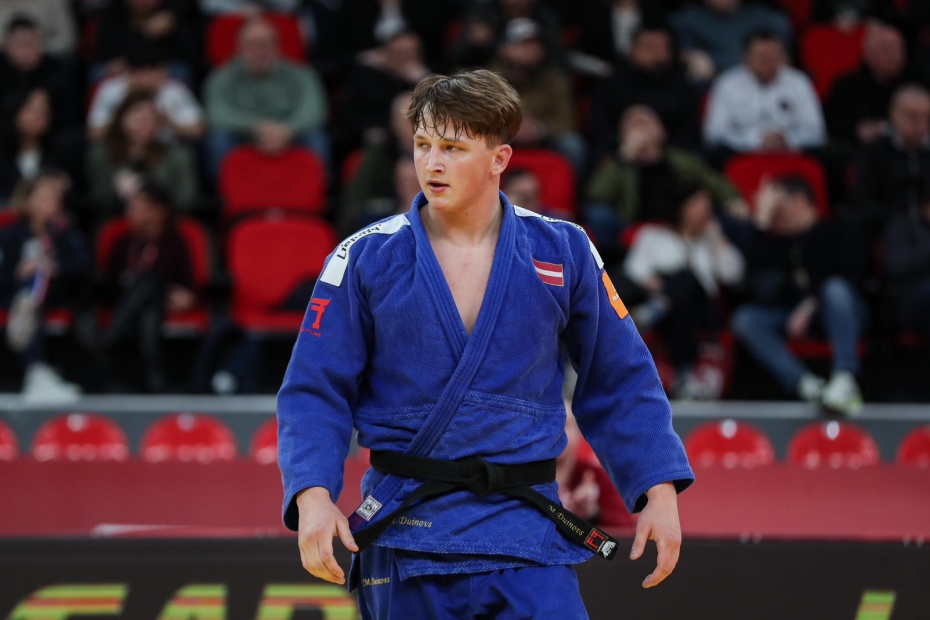 Maksims Duinovs atgriežas no Gruzijā aizvadītā “Grand Slam” džudo turnīra