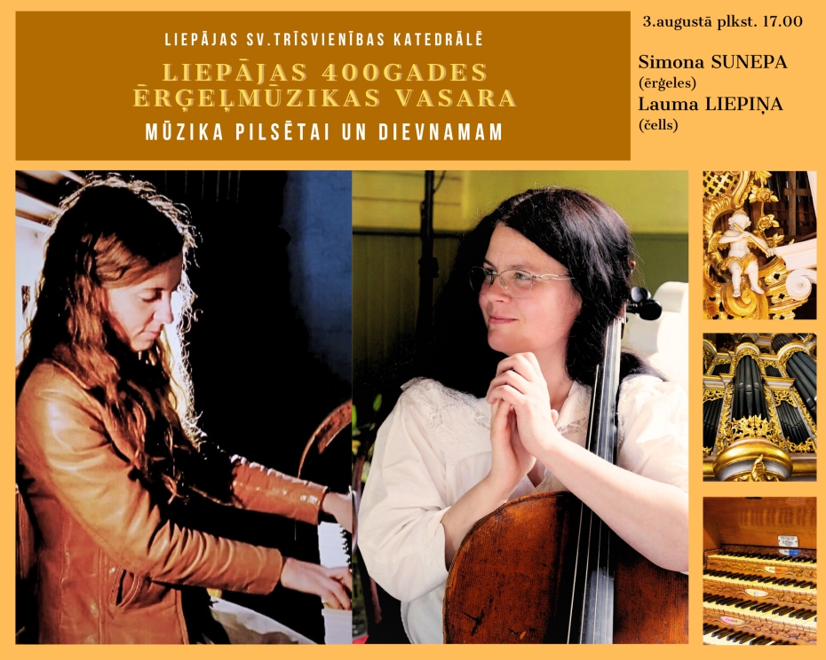 Svētku mūzika pilsētai uun Dievnamam. Ērģeļmūzikas vasaras 6. koncerts 