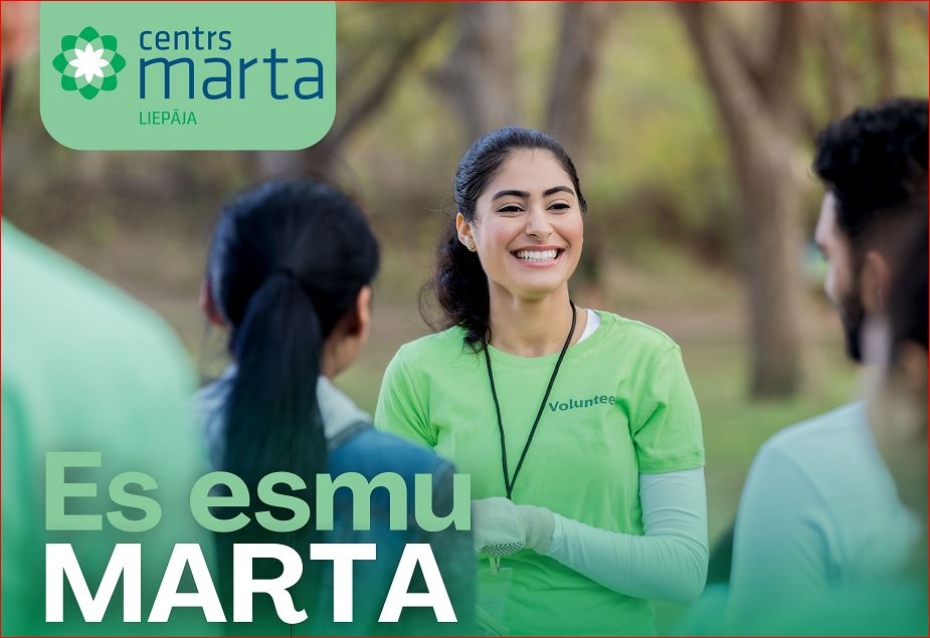 Centrs "Marta" Liepāja aicina pievienoties brīvprātīgo komandai
