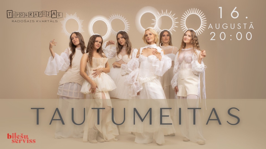 "Tautumeitas" ar vienīgo vasaras koncertu Liepājā uzstāsies Tipogrāfijas kvartālā