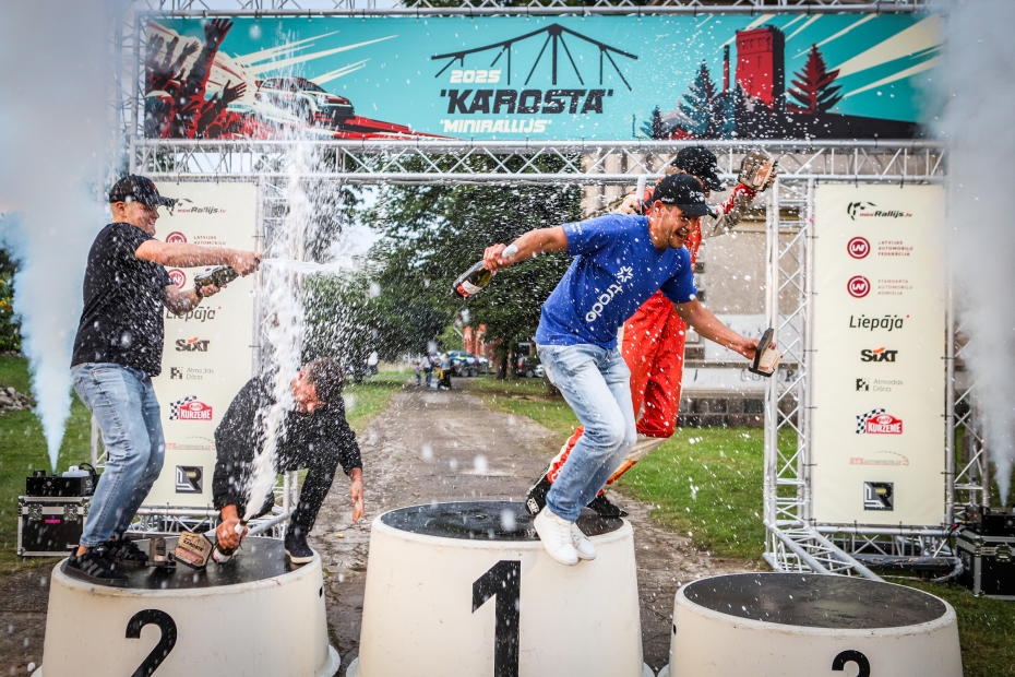 Elmārs Aukšmuksts un Kaspars Bundzinieks – nepārspēti minirallijā "Karosta" 
