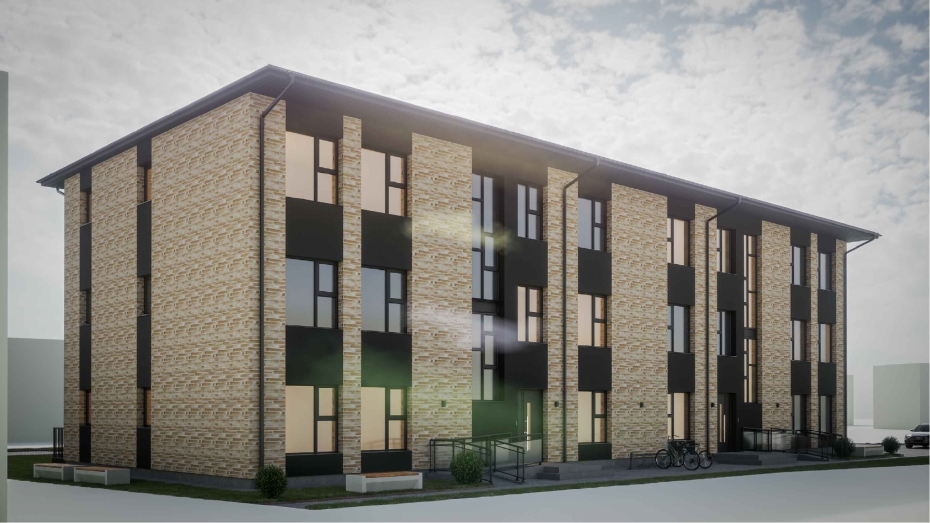 Liepājā top jauns energoefektīvs daudzdzīvokļu nams