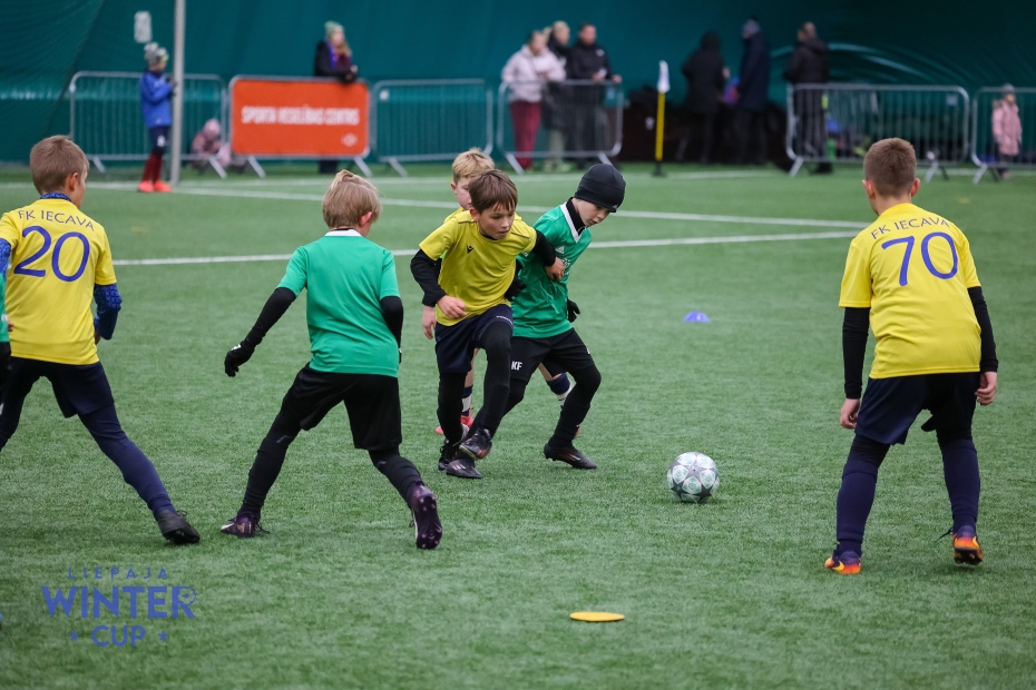 Turnīrā “Liepāja Winter cup” Liepājas futbola skola izcīna 3. vietu U8 vecuma grupā