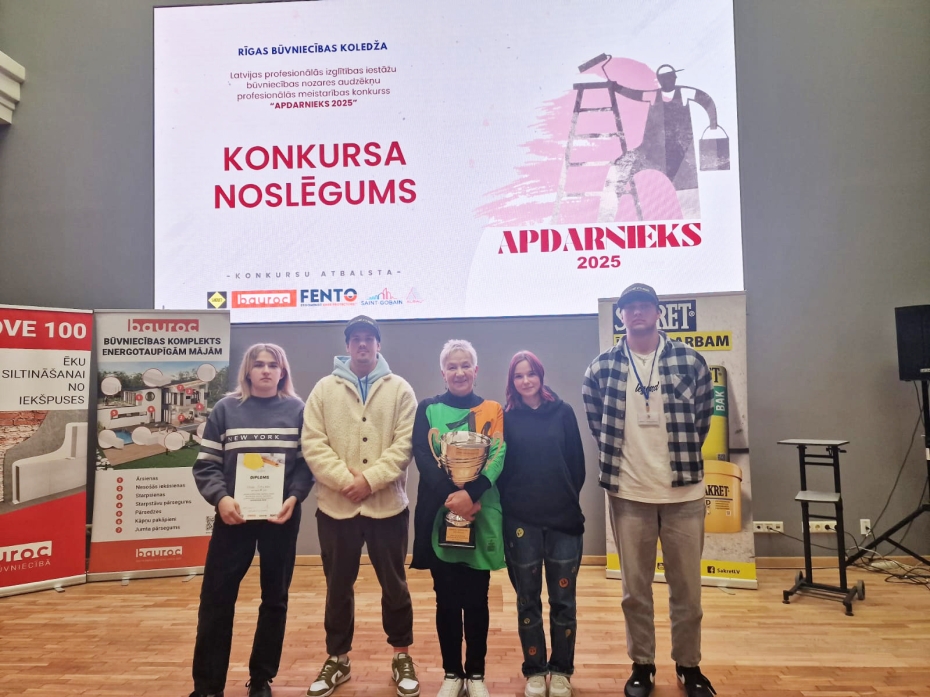 Liepājas Valsts tehnikuma audzēkņi triumfē profesionālās meistarības konkursā