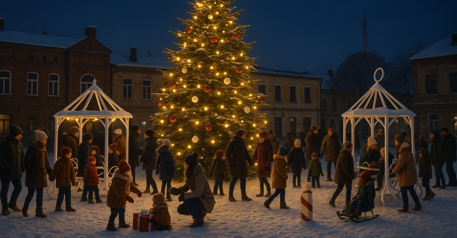 JaunLiepājā iemirdzas Ziemassvētku stāsts un aicina uz eglītes iedegšanu