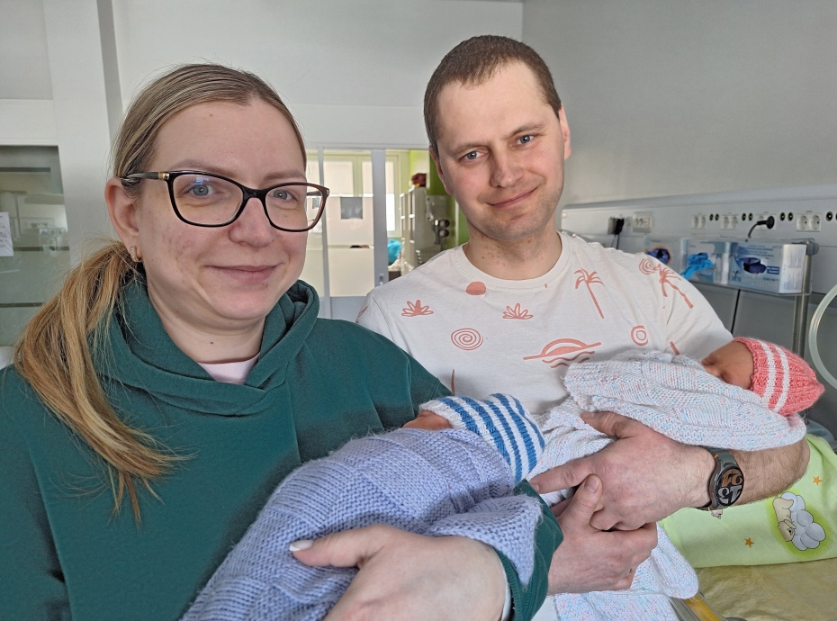Valentīndienā Liepājas slimnīcā pasaulē nākuši pieci mazuļi – arī dvīnīši
