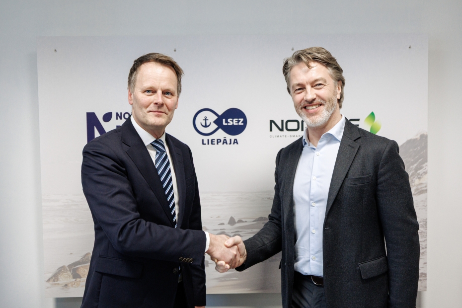 “CIS Liepaja” un “NorSAF” sadarbosies, attīstot ūdeņraža un aviācijas degvielas projektus