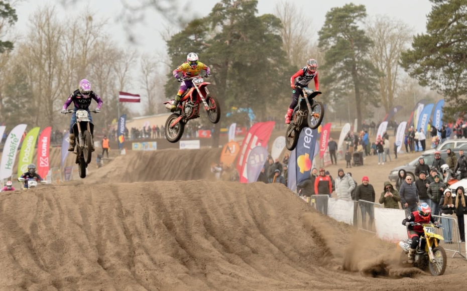 Liepājā aizvadīta ''Baltic Sea Cup 2026 Repsol Lielā balva'' motokrosā