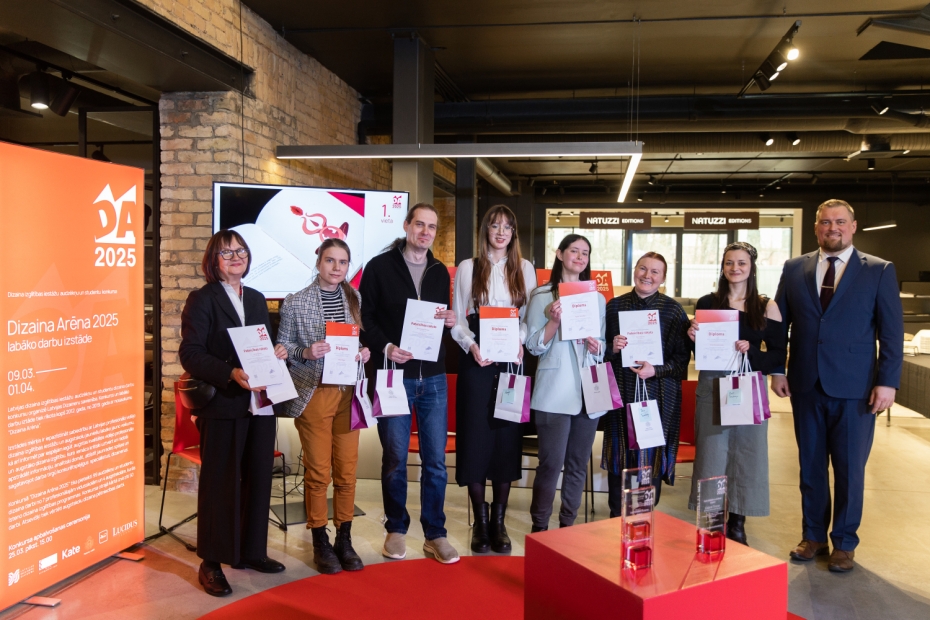 LMMDV audzēkņi plūc laurus dizaina konkursā “Dizaina Arēna 2025”
